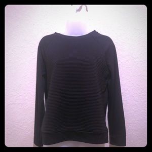 {Old Navy}Essential ribbed black crew neck sweater